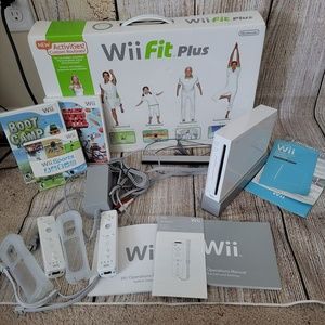 Nintendo Wii Fit Plus Balance Board And Game New In Box with Wii bundle